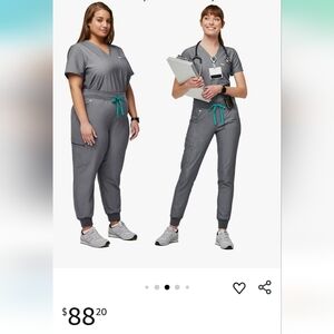 Figs Zamora joggers,nursing scrub pants healtcare uniform,4XL/Petite(Short)